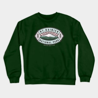 Mount Rainier National Park Logo Crewneck Sweatshirt